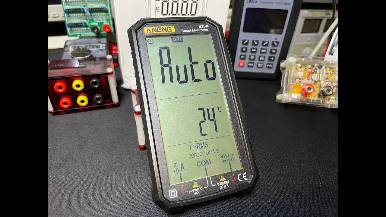 #196 Full Screen LCD Multimeter - ANENG 620A under 25 Dollar