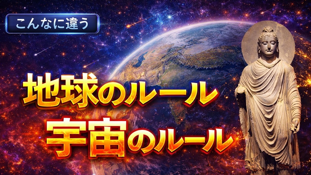 【こんなに違う】宇宙ルール と 地球ルール