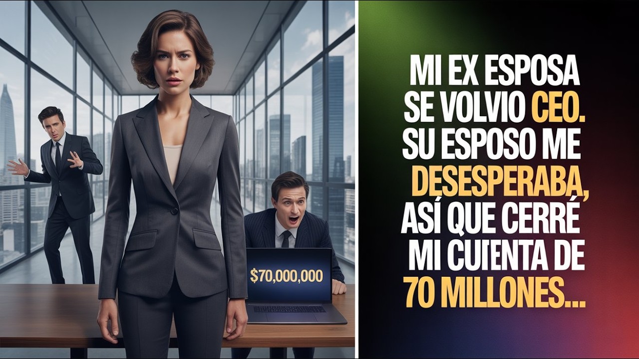 Mi ex esposa se volvió CEO.Su esposo me desesperaba,así que cerré mi cuenta de 70 millones…