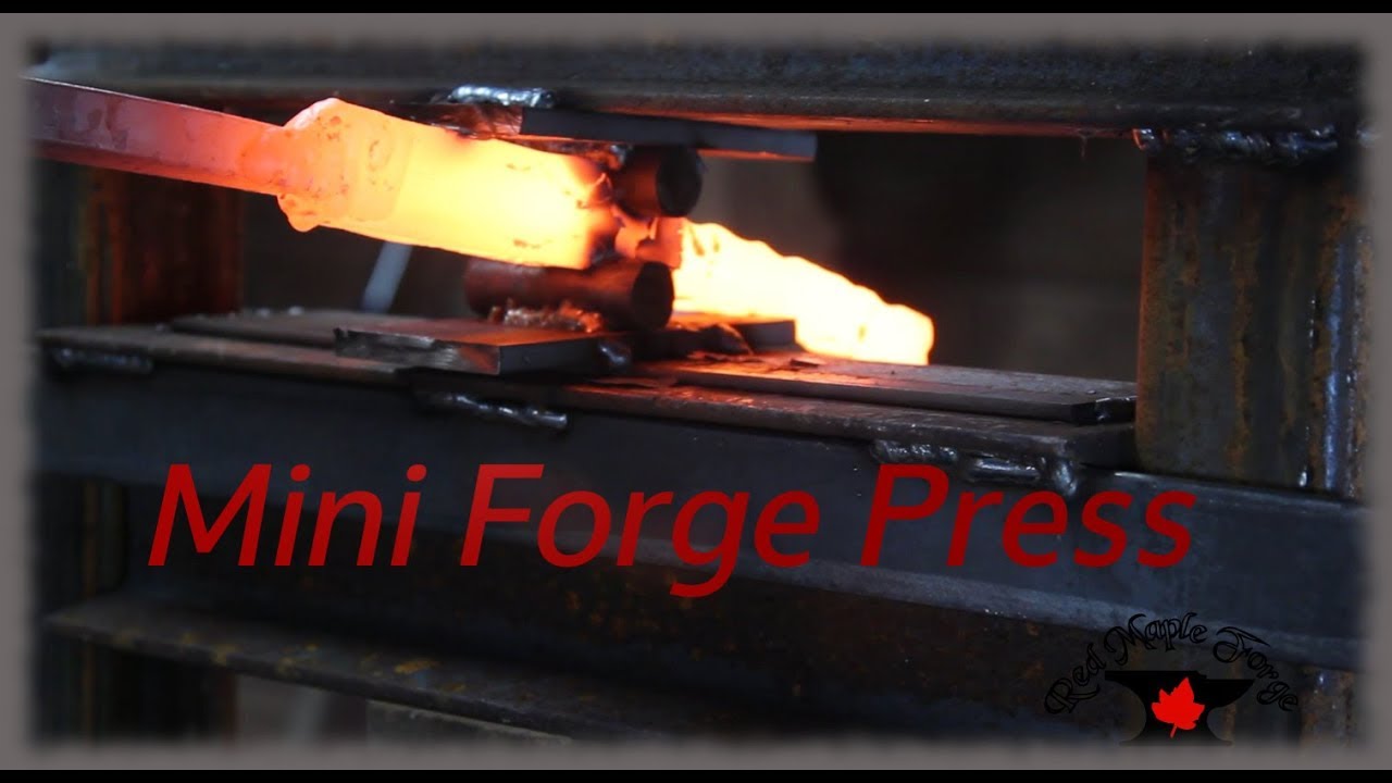 Putting the squeeze on - mini forge press build