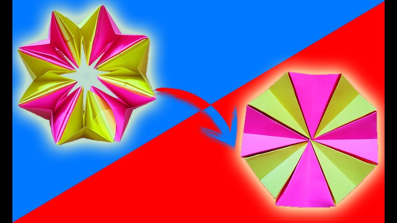 Estrella mágica de papel | Origami, papiroflexia y modular