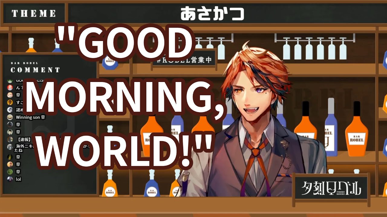 Yukoku Roberu (tries to) talk with overseas viewers