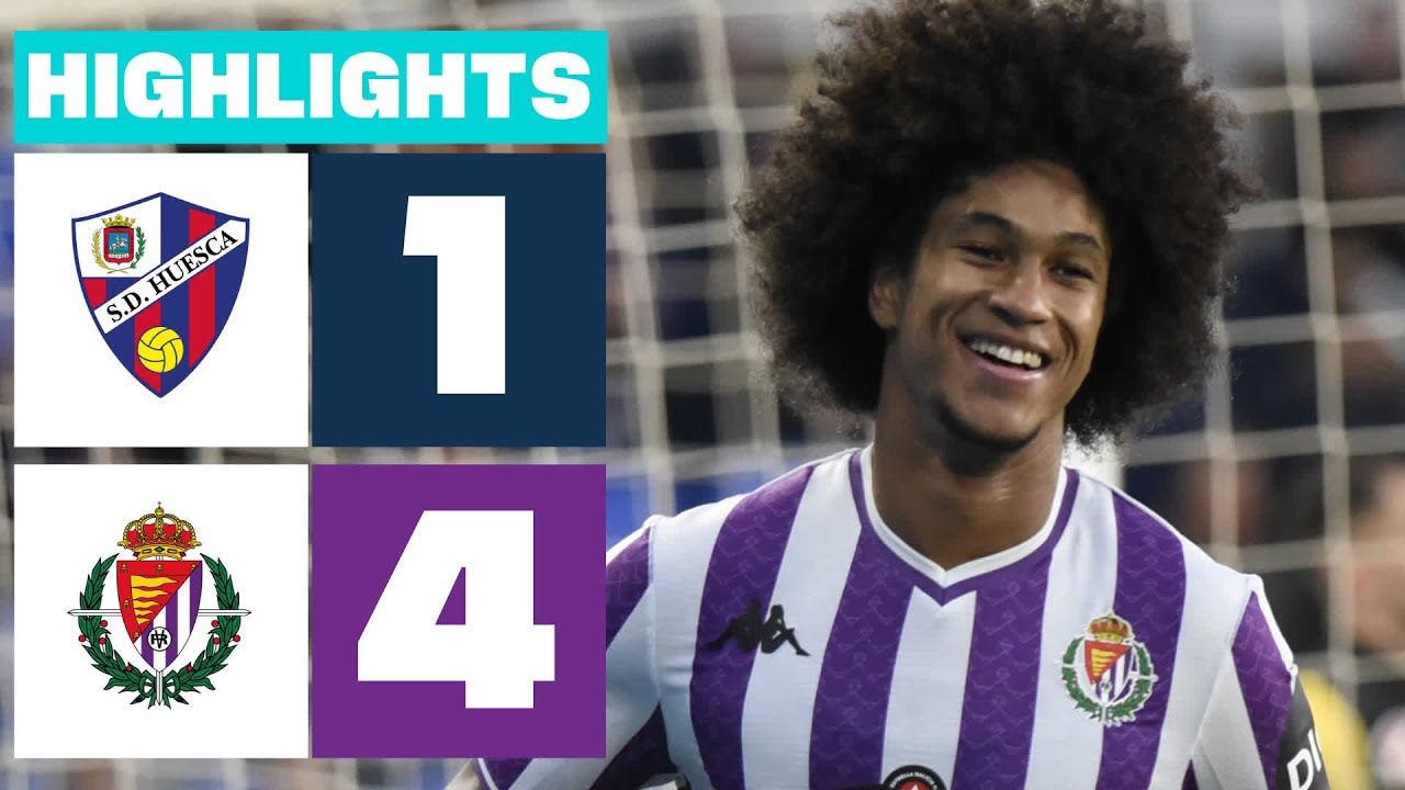 SD HUESCA 1 - 4 REAL VALLADOLID | RESUMEN LALIGA HYPERMOTION