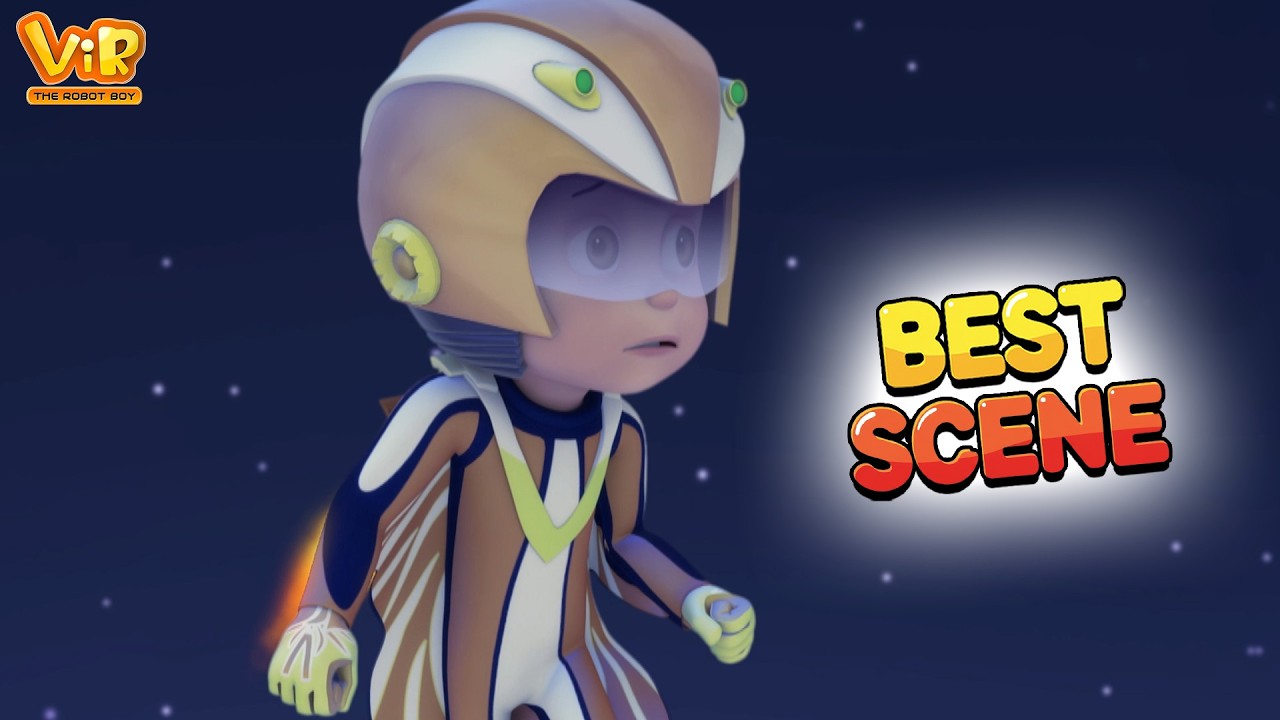 Vir The Robot Boy : Robo Vir Ka New Robotic Plane | Best Scenes Robot Cartoon for kids