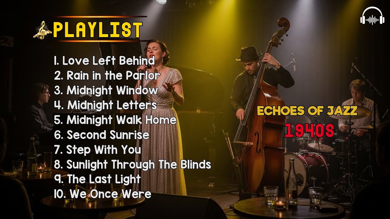 1940s Classic Jazz Night Collection – Vintage Retro Jazz Playlist for Relaxation
