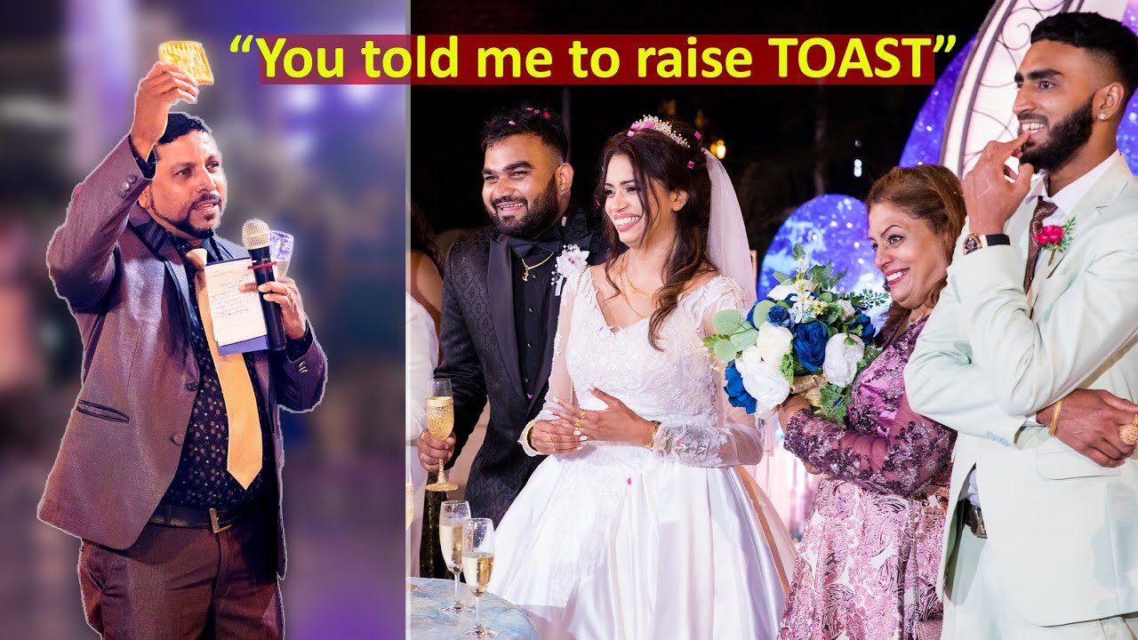 Funniest Goan Wedding Toast Raised!! Aren & Michelle Wedding Reception