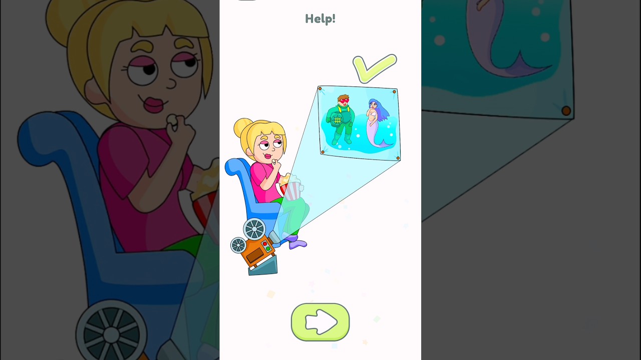 Dop 2 (Delete One Part) Level - 266 Help! #shorts #dop2 #short #shortsfeed #gaming #games
