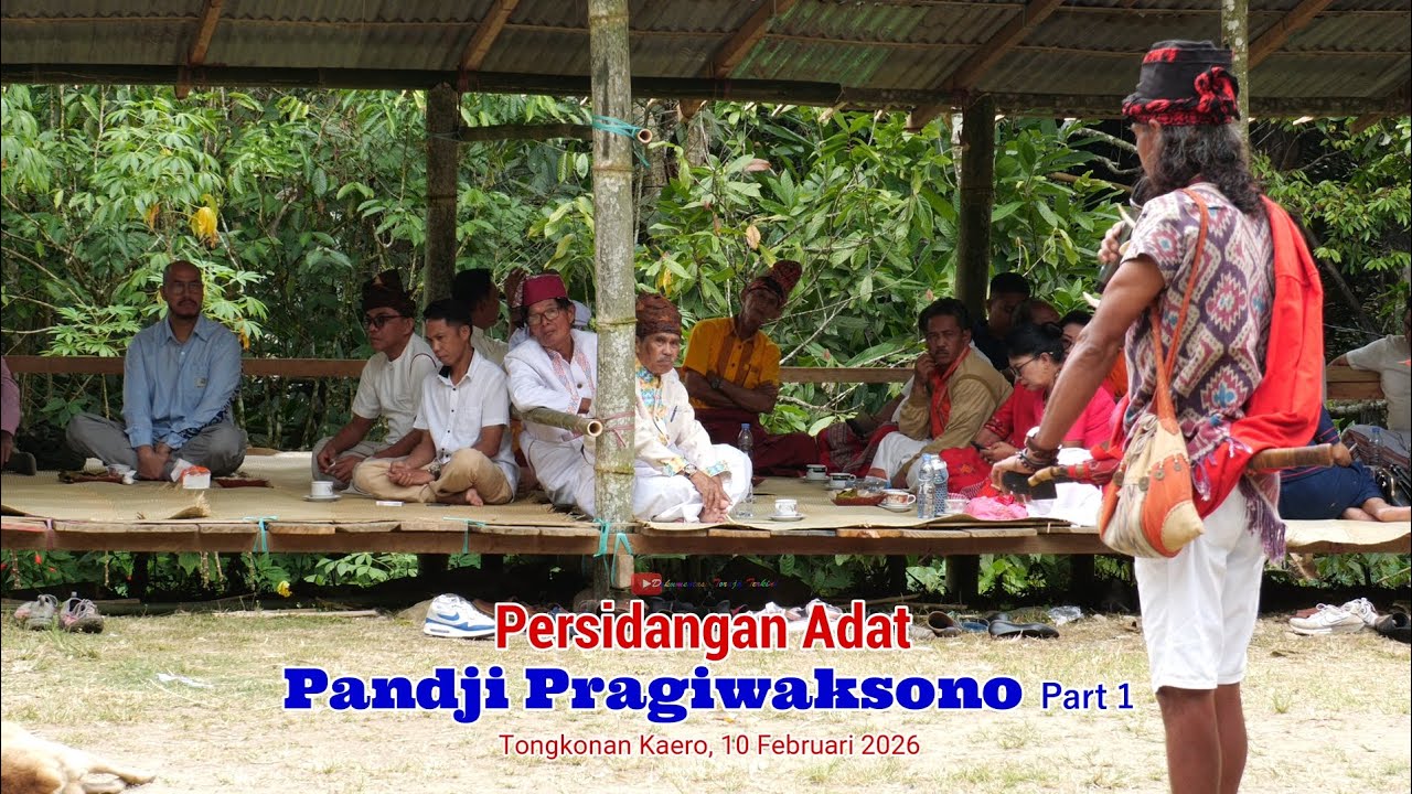 Persidangan Adat PANDJI PRAGIWAKSONO di Tongkonan Layuk Kaero part 1