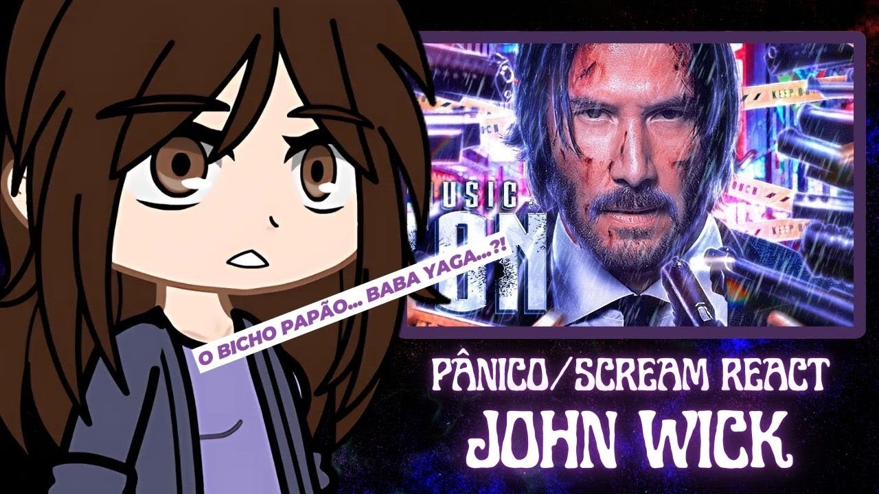 Pânico (Scream) React ao Rap do John Wick - Baba Yaga (Papyrus Da Batata)