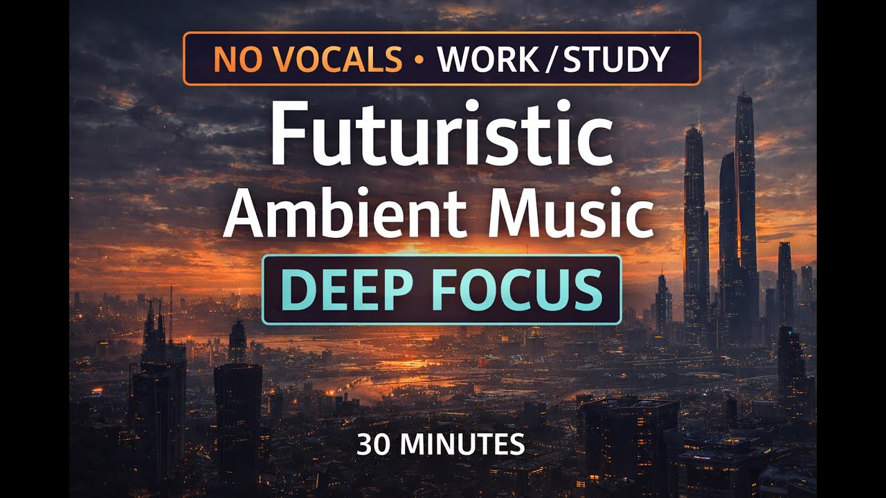 Music for Work & Coding – Futuristic Ambient (30 Minutes)