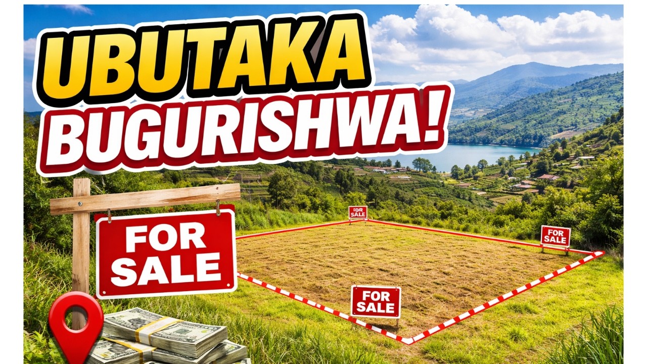 🔥 UBUTAKA BUGURISHWA INYAGASAMBU  9M Gusa 15m/20m Buri Hagati y’Amazu n’Ibikorwa Remezo 📞 0785274989