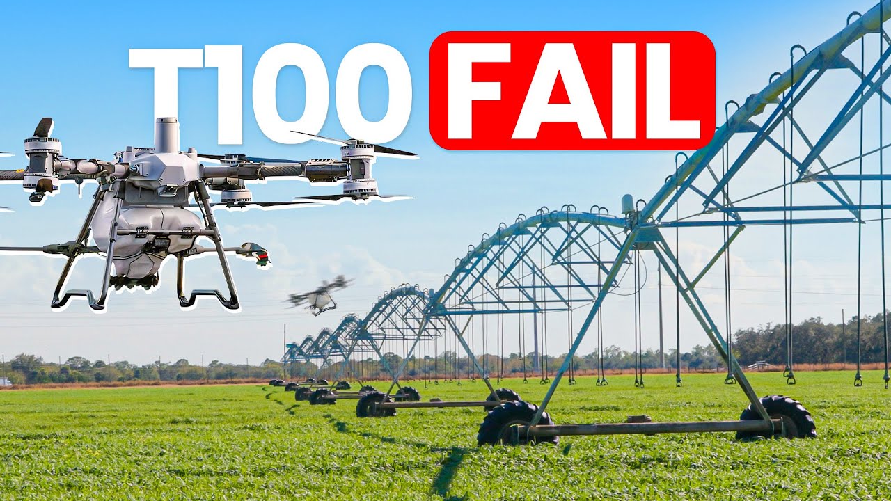 DJI T100 Failed to Avoid Irrigation Pivot