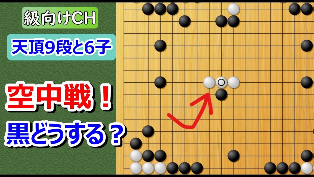 【囲碁】級向け・6子局　ぼ~と見てるだけで碁がわかる