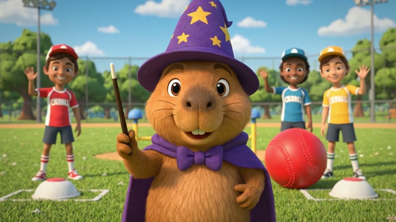 Steve the Magic Capybara’s Super Silly Kickball Game
