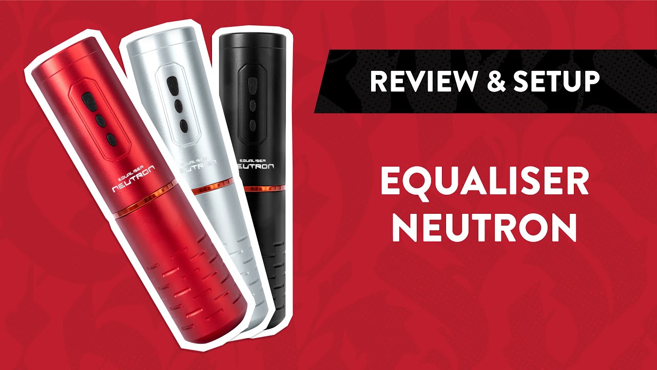 Equaliser Neutron Wireless Tattoo Machine (KWADRON) | Review, Setup & Unboxing