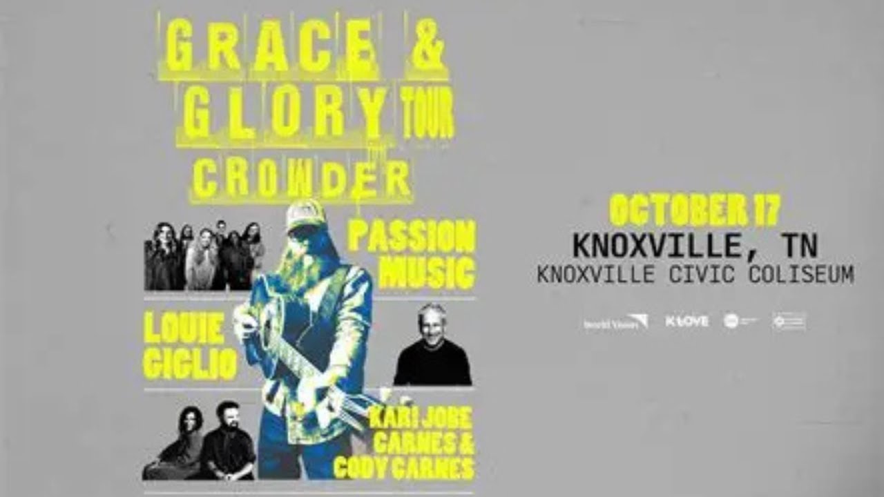Crowder, Louie Giglio, Kari Jobe Carnes, and Cody Garnes!! Grace & Glory Tour!! Knoxville,Tn!! 10-17