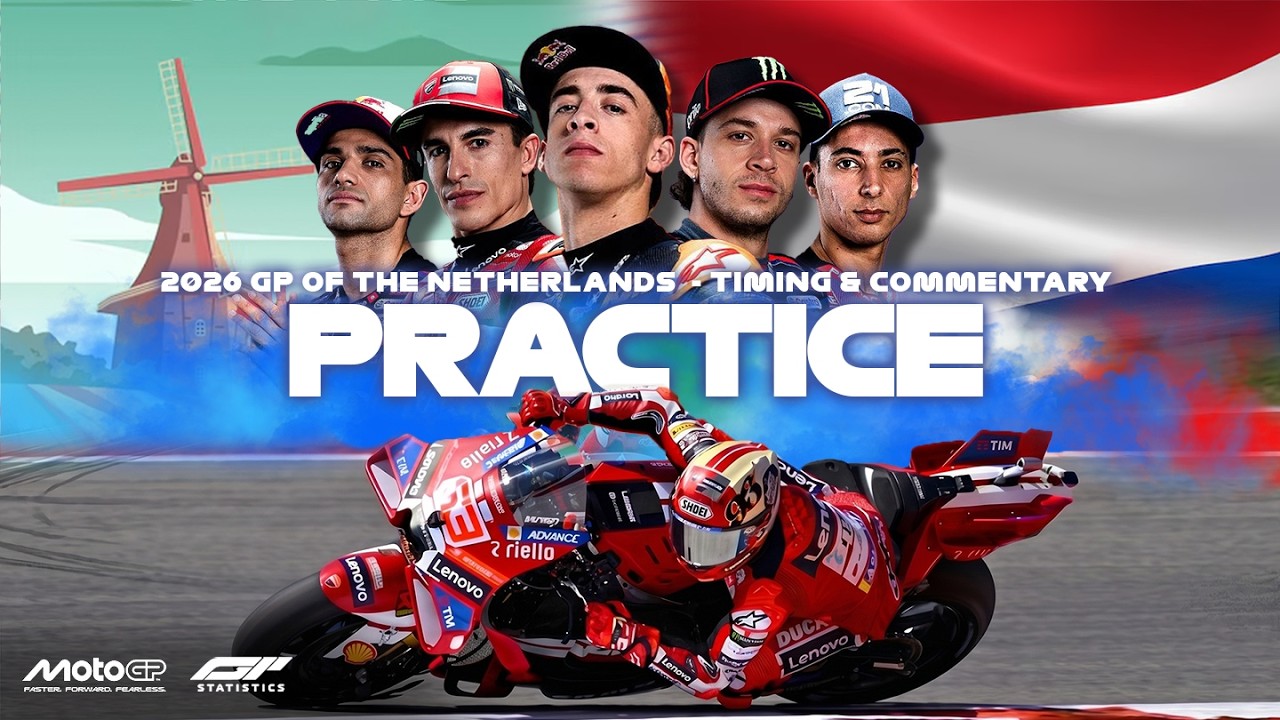 LIVE 🔴 | MotoGP - 2026 ASSEN | Practice | GP OF THE NETHERLANDS | Timing & Commentary