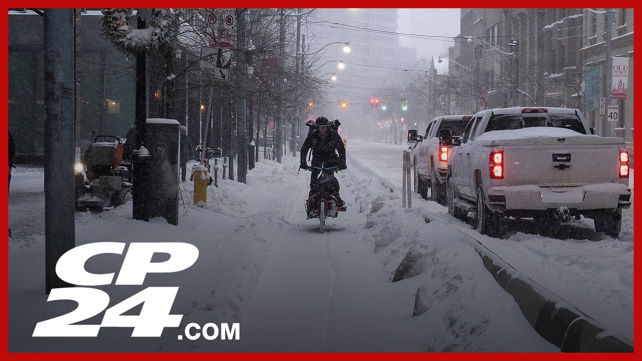 Toronto will be hit with blast of cold air with snow expected over the weekend