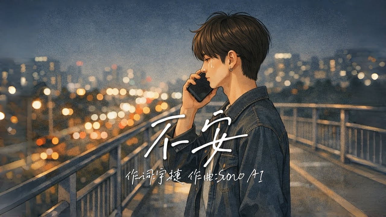 (Demo) 不安 『怕撐不過來未來的空白 就算新鮮感不在了也不能重來&hellip;』【動態歌詞Lyrics】
