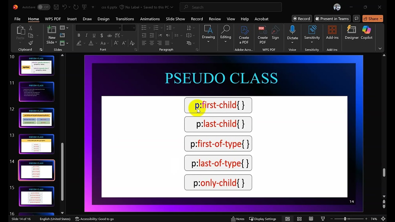 Pseudo Class and Table in CSS (Part  21)