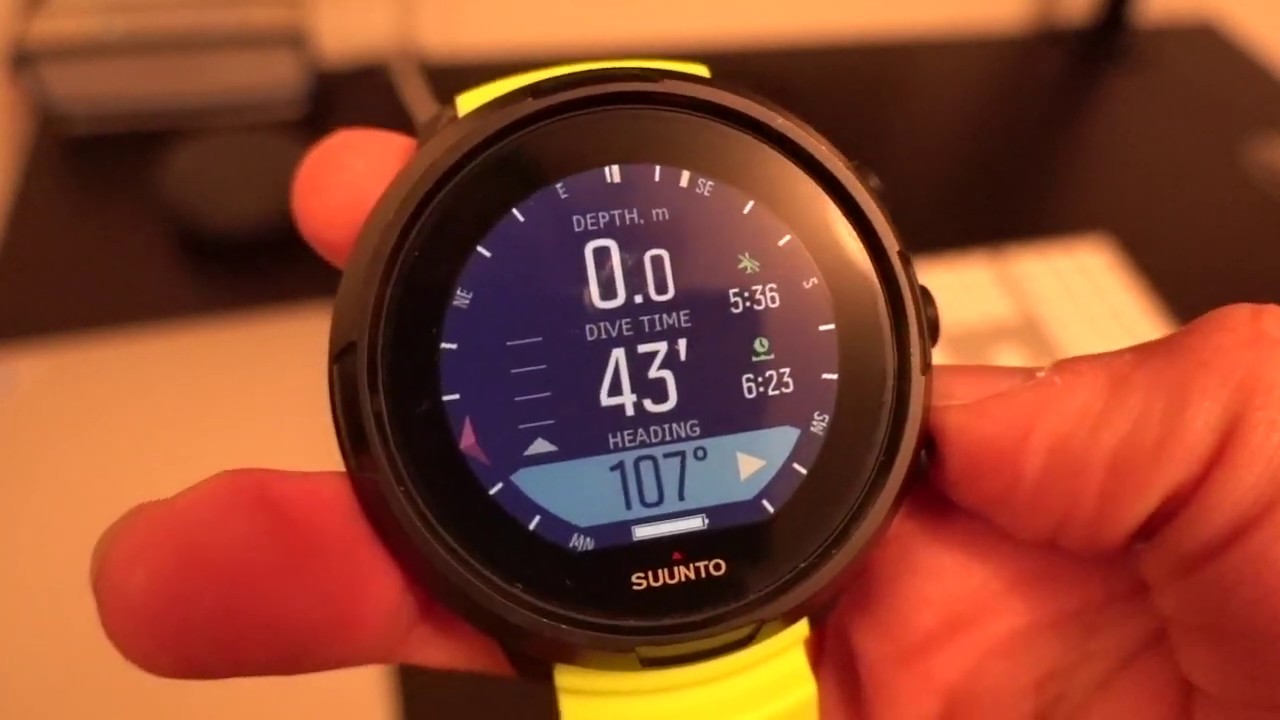 Suunto D5 review - part 3 - Screen customisation