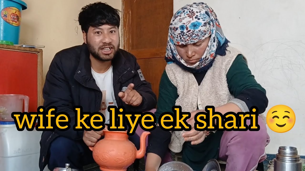 Aj wife ko ek line shari bola to khush hua ☺️😀