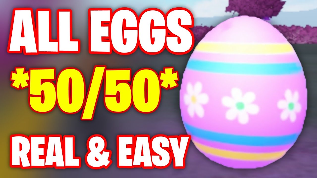 *REAL & DETAILED* ALL 50 EGGS LOCATION IN REALISTIC CAR DRIVING EGG HUNT! REALISTIC CAR DRIVING