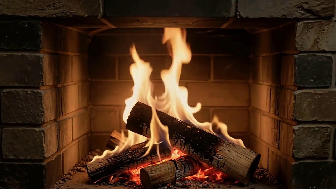 Relaxing Fireplace Sounds with Soft Crackling Fire Sounds for Sleep