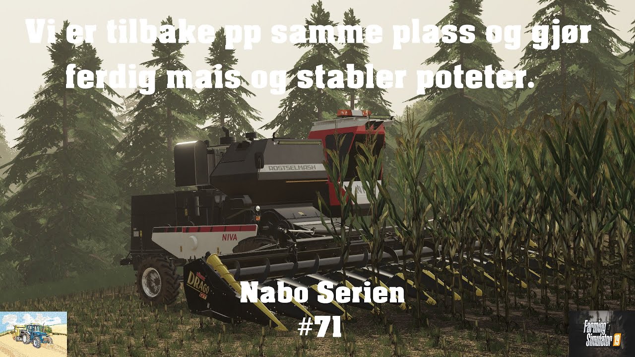 Let's Play Farming Simulator 2019 Norsk Nabo Serien Episode 71