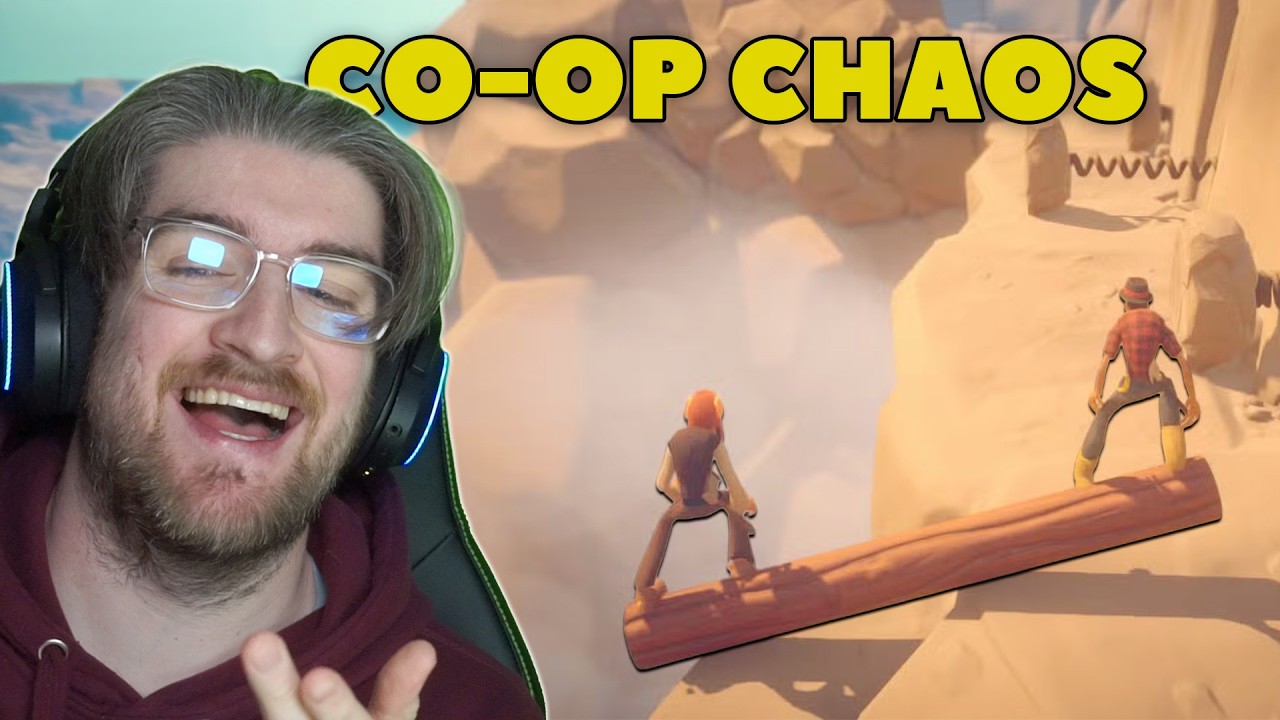 This Co-Op Game Is Absolute Chaos | Log Riders