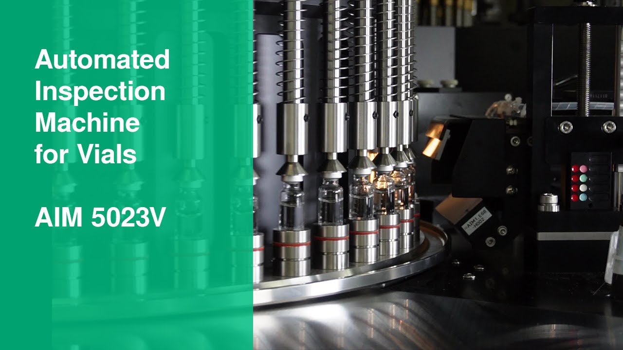 AIM 5023V: Automated inspection machine for vials with fast delivery