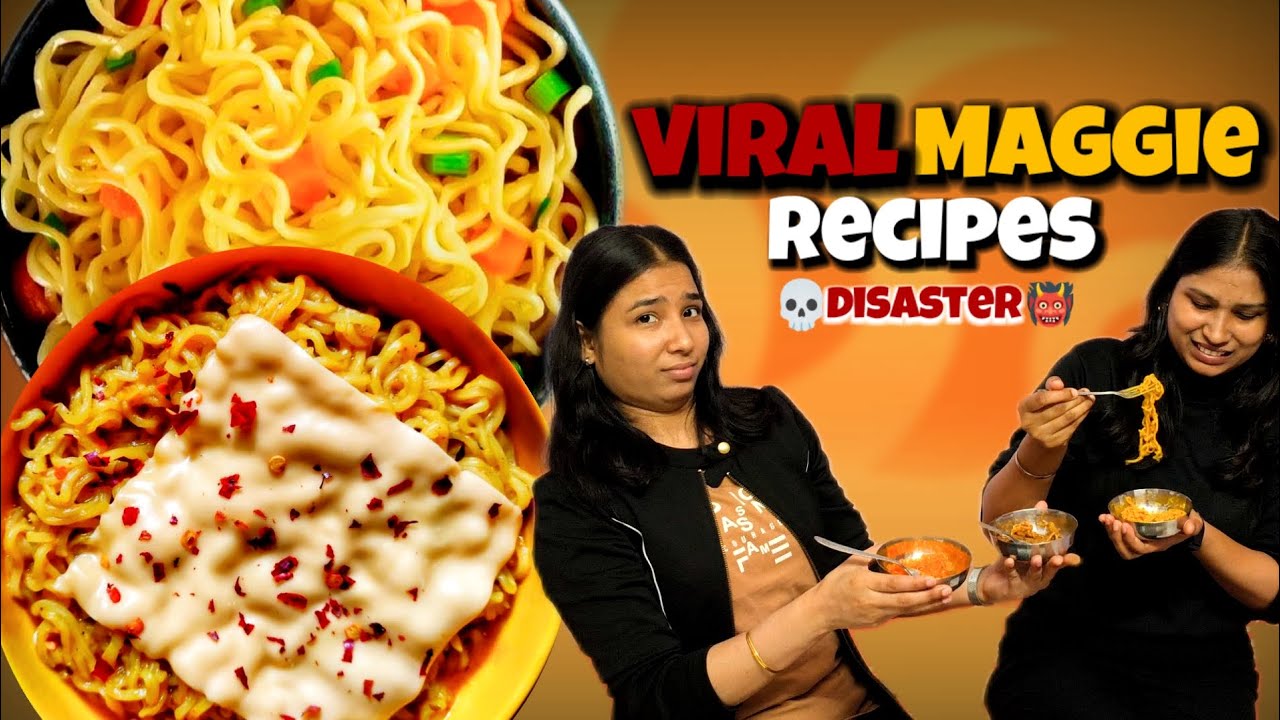 Humne Try Kiye VIRAL Maggi Recipes 😱🔥 | Internet Wali Maggi Worth Hai Ya Bakwaas? | Sisters vlog