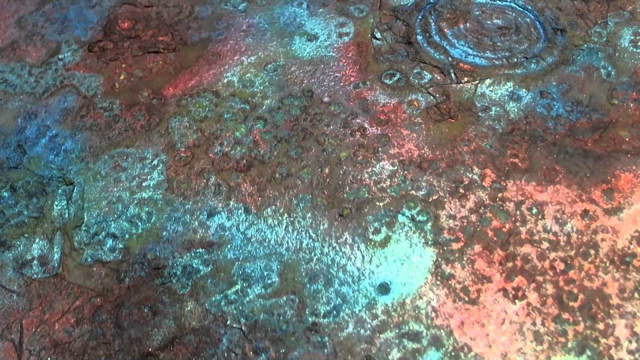 How To Paint A Starburst Salted Mixed Media Panel
