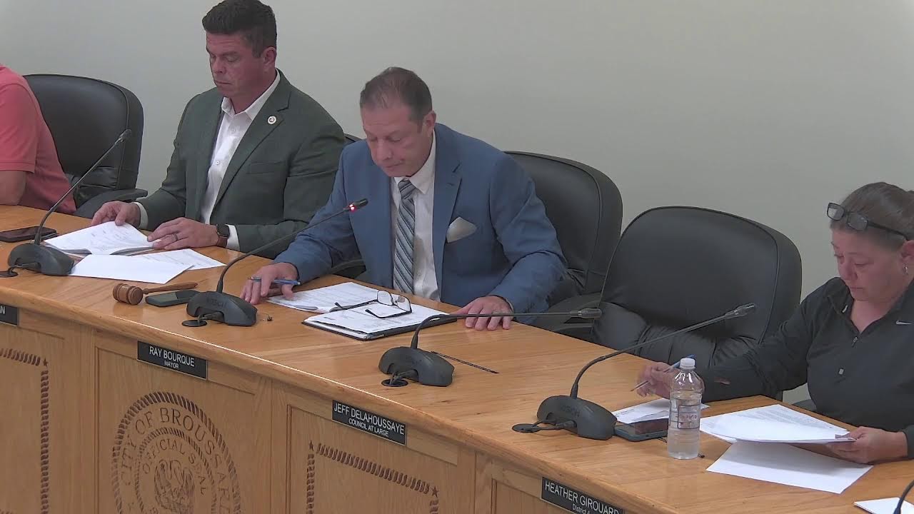 Broussard Council Meeting 9/9/2025