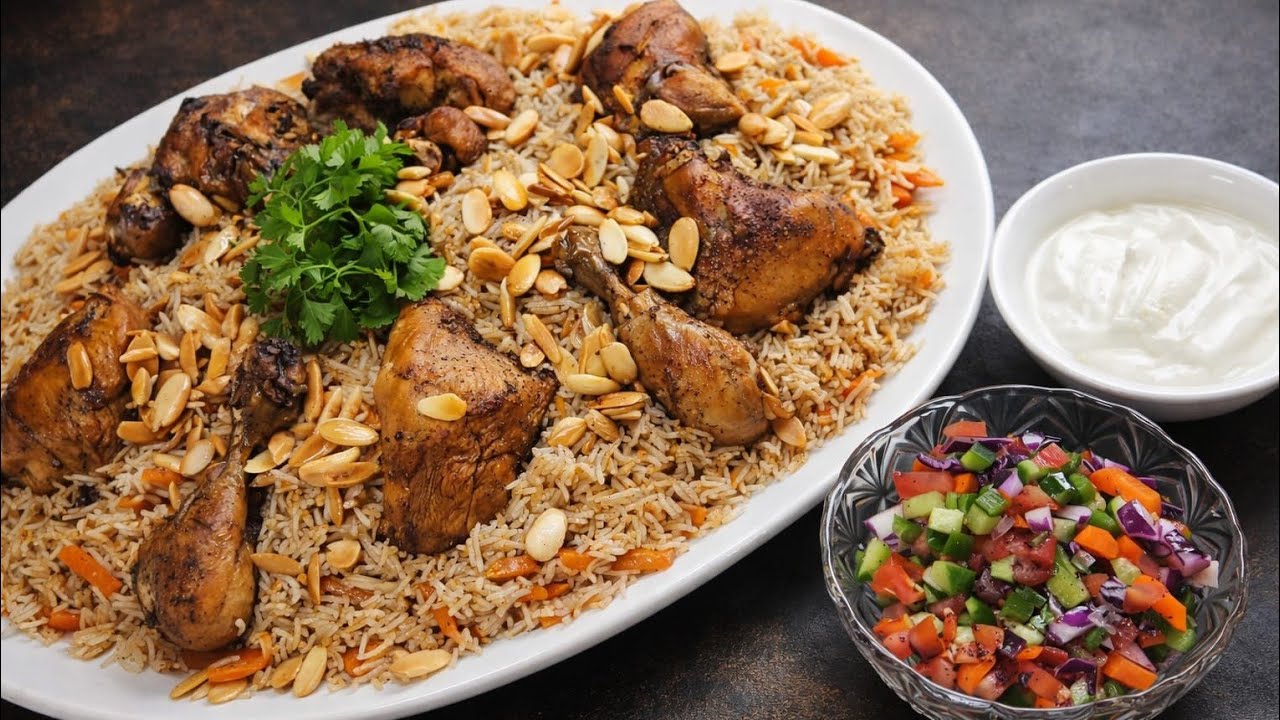  بخاري الدجاج البسيط والشهي لاتفوتكم الوصفه👍🏻#بخاري #اكلات_يمنية #ارز 