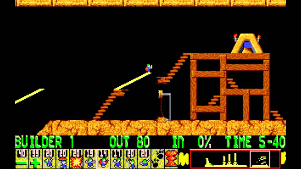 Lemmings [PC] - Level 15: Don't let your eyes deceive you