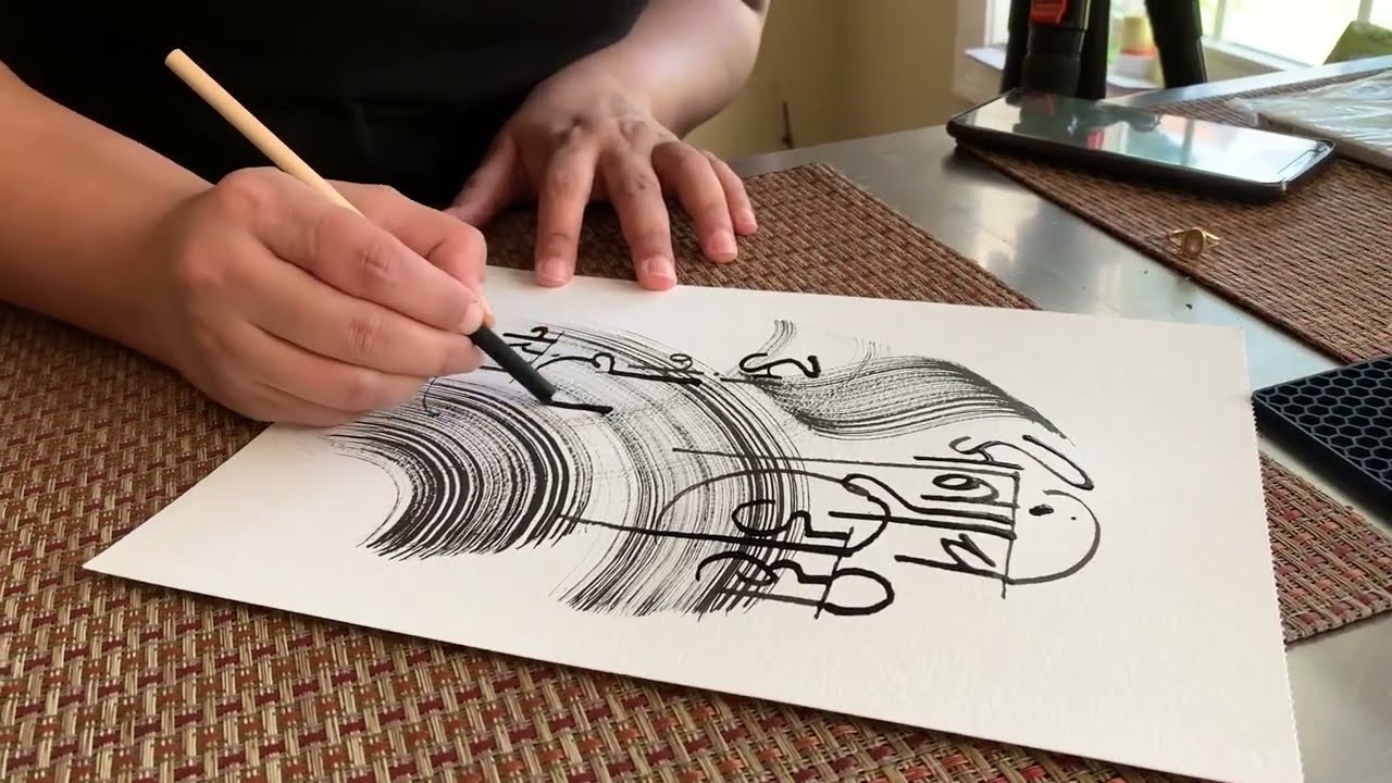 Anandache Dohi | An expression calligraphy experiment | Devanagari | Marathi