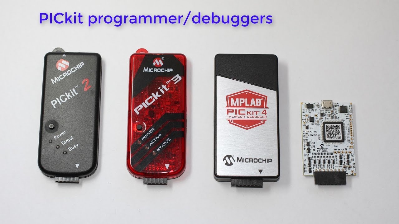 PIC Extras 1 - PICkit4 and Snap programmers