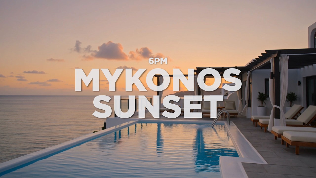 Luxury Deep House Mix | Mykonos Sunset 6PM 🌅 Beach Club Lounge – No Vocals