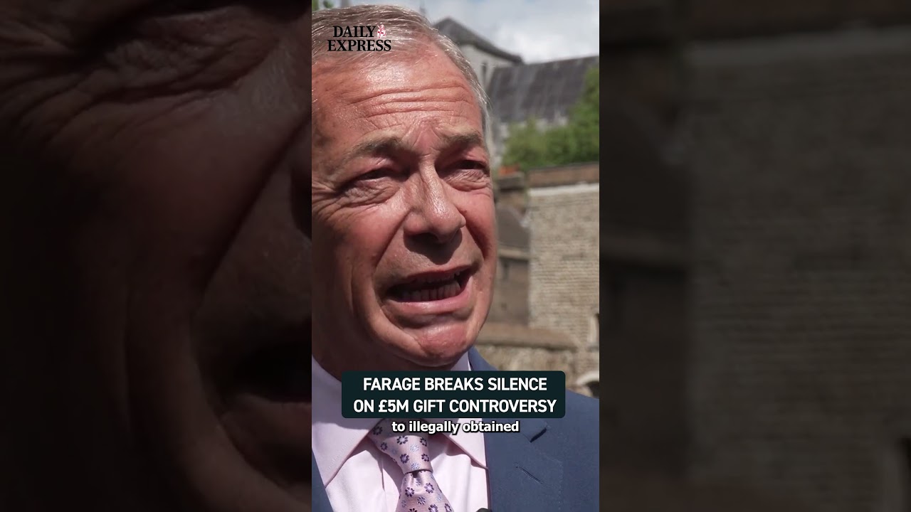 Farage: &ldquo;No case to answer&rdquo; over undeclared &pound;5m gift controversy 🔴