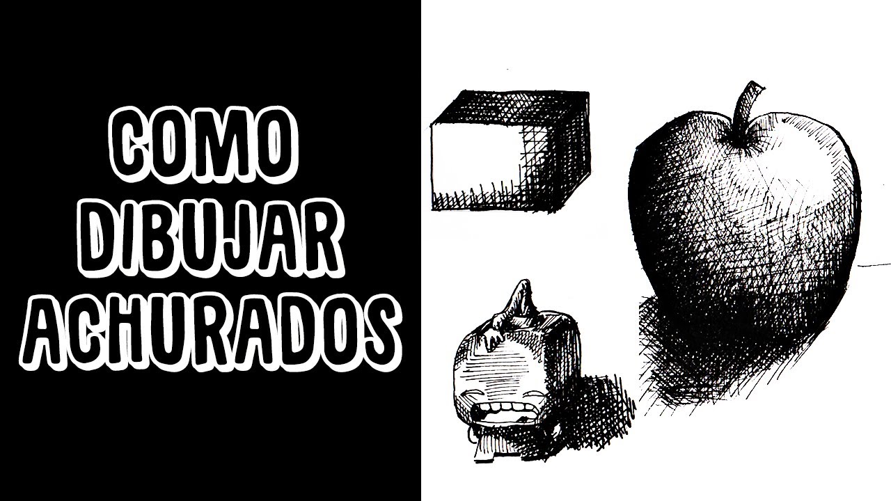 Como Dibujar Achurado/Técnica de Dibujo/Tutorial/Dibuja Chido