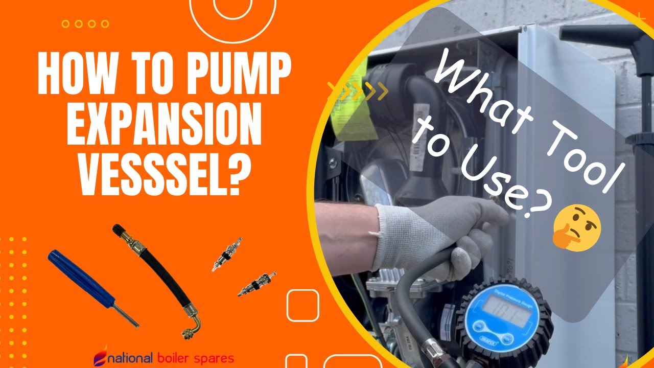How to Repressurise/Recharge Expansion Vessel on a Boiler? | What tool to use?