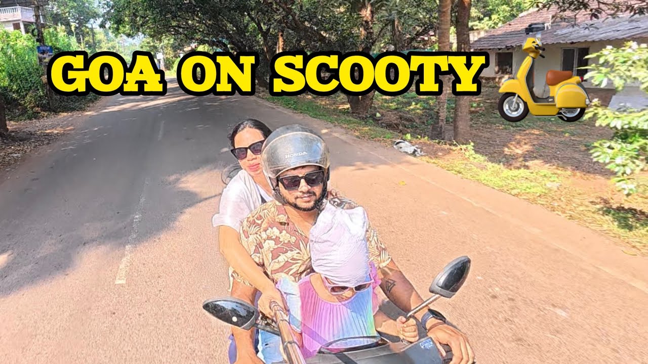 Exploring Goa on Scooty 🛵 | Churches, Roads & Local Vibes