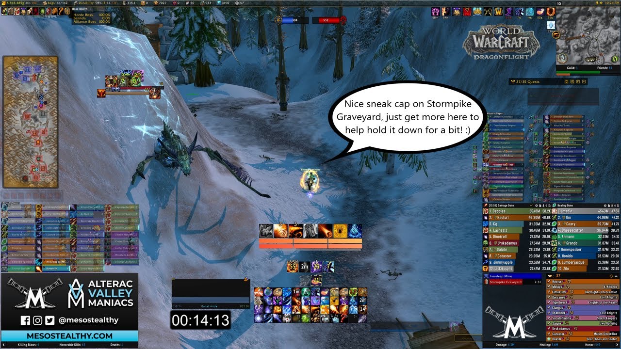 Always rush to backup those sneak caps on Graveyards outta no where! | Dragonflight # 373