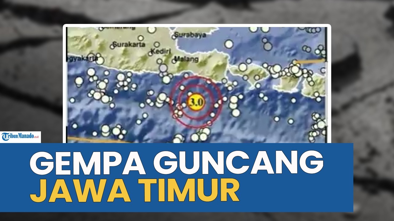 GEMPA BUMI GUNCANG WILAYAH JAWA TIMUR HARI INI SABTU 21 FEBRUARI 2026