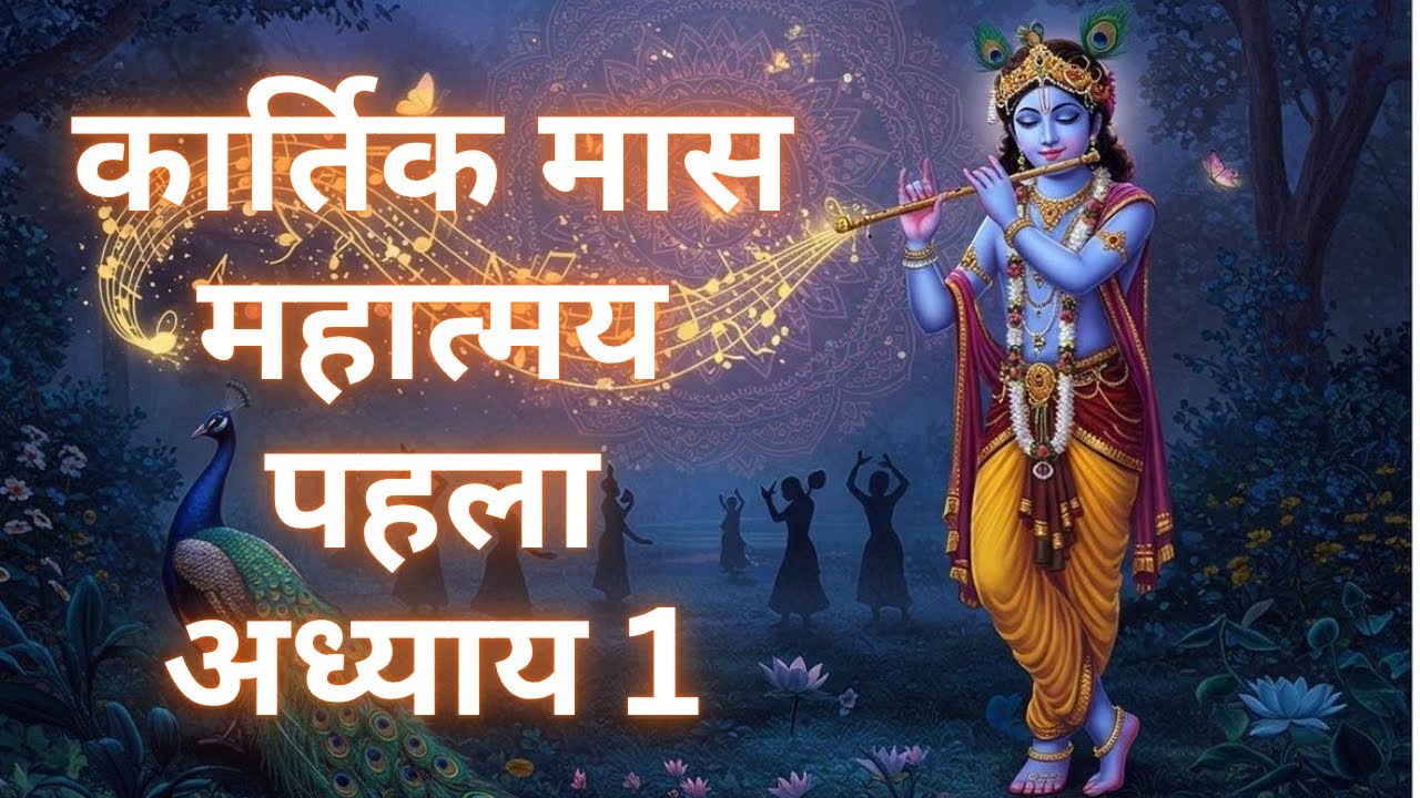 🕉️ कार्तिक मास व्रत कथा अध्याय 1 ॥गुणवती और सत्यभामा की कथा ॥Kartik Maas Mahatmya Katha Chapter 1 ॥