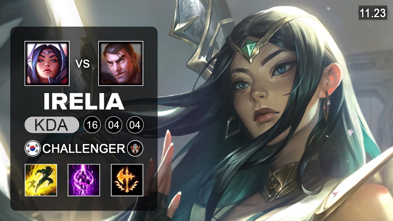 Irelia Top vs Jayce - KR Grandmaster - PreSeason 12 Patch 11.23