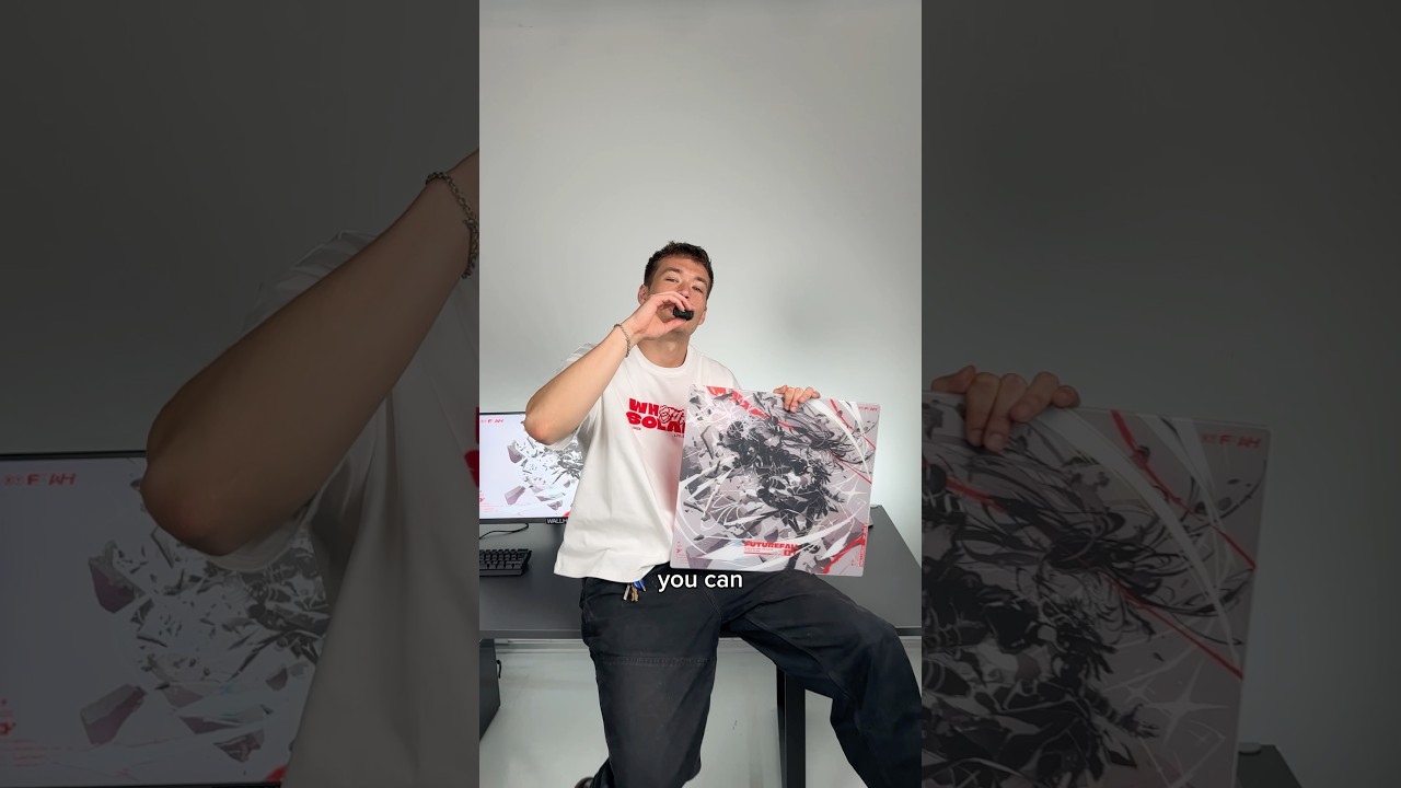 this glass pad is just different&hellip; 😳 #shorts #gaming #tech