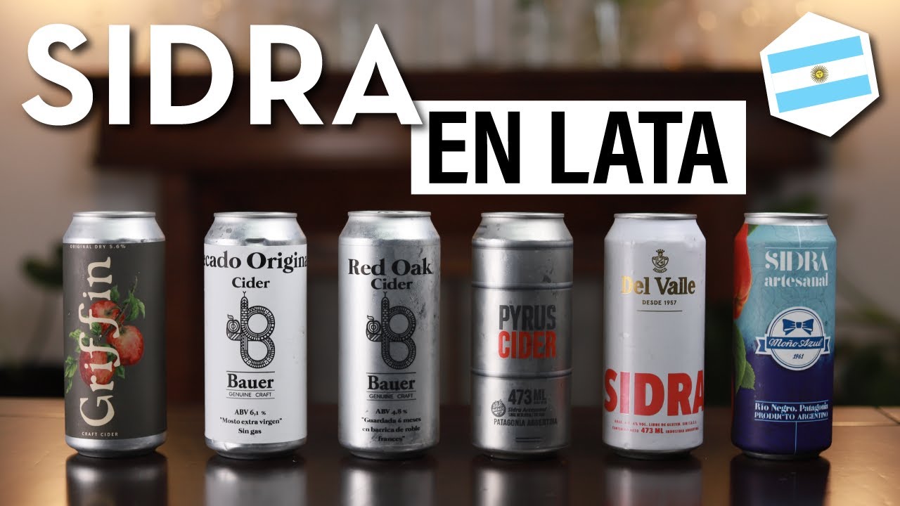 Cata de Sidras Argentinas en Lata