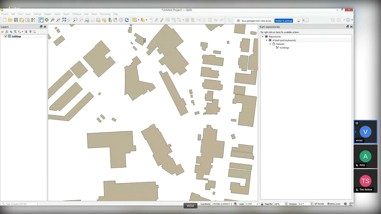 Версионирование пространственных данных с помощью плагина Kart QGIS с Виктором Олайей